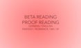 beta read your books