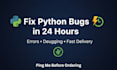 fix python errors, bugs, and exceptions