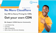 provide CDN as a service or setup self hosted CDN