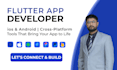 build a cross platform flutter mobile app for ios and android