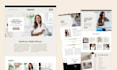 do beautiful squarespace website design, squarespace website redesign