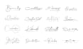 create unique signature and handwritten logo