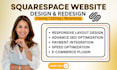 clone redesign squarespace website designer squarespace expert print on demand