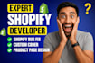 fix shopify issues, bugs, and errors right now, asap