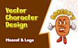 create food mascot vector character with adobe illustrator
