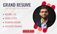 make professional CV maker, resume builder, and cover letter