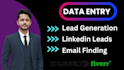 be data entry admin real estate email copy paste data mining assistant