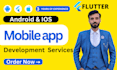 android IOS flutter app developer UI UX developer custom flutter app development
