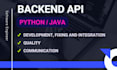 build, fix or integrate an API in python or java