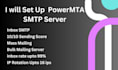 setup powermta smtp server for bulk mailing