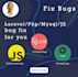 fix php, laravel, symfony, javascript and mysql bugs