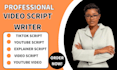 be your sales driving script writer, for facebook ads, titok, explainer, youtube