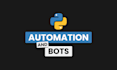 do python bots and automation jobs