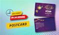 create unique and custom postcard design