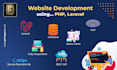 develop your website using laravel, PHP framework