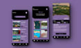 design a stunning, modren and unique mobile app UI UX