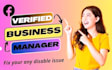 create fresh verified fb business manager