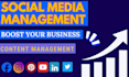 your social media marketing manager and content creator