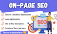 do technical onpage website SEO and optimize your site