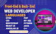 create and code custom website using HTML CSS  javascript