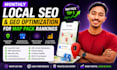 do monthly local SEO service and GEO optimization for 3 map pack rankings