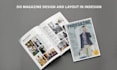 do magazine design and magazine layout in indesign