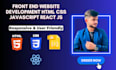 be your front end web developer and designer