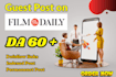 publish guest post on film daily with dofollow backlinks