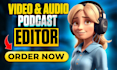edit your podcast video with audio processing