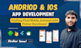 develop android and IOS hybrid apps using flutter, flutter developer