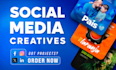 design creative facebook and instagram ad images