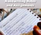 handwrite notes, assignments and letters