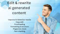 humanize and rewrite ai generated content