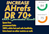 increase domain authority ahrefs DR domain rating with seo backlinks