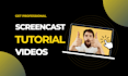 screencast a professional video tutorial of your website or app