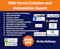create fastfield, formstck, cognito, typeform and do automation