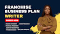 write franchise business plan, franchise proposal, financial plan with pitchdeck