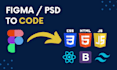 convert any UI UX or figma to code in HTML CSS javascript