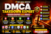 takedown harassing remove copyright mass reports facebook instagram youtube dmca