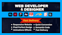 be your front end designer and developer or create portfolio website