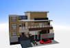 create 3d modern house