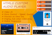 do custom html5 audio or video player
