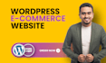 build custom professional wordpress ecommerce website with woocommerce