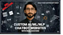 create custom real time ai ml nlp chatbot and agent websites with real avatars