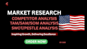 conduct market research, market analysis, and competitor analysis