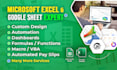 do custom excel spreadsheet,google sheets,excel vba,template