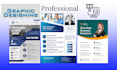 create business brochure company profile pamphlet flyer booklet poster design