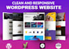 web hostinger wordpress business pharmacy website landing page