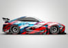 do car wrap design, vehicle sticker or decals wraps design