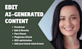 edit and improve ai generated content